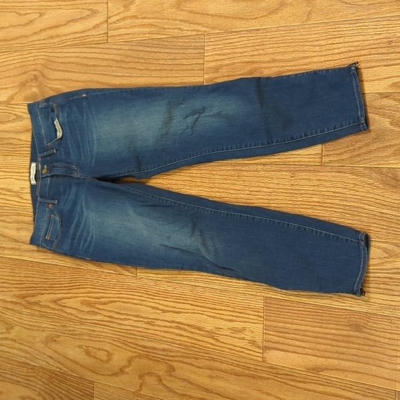 Madewell mid-rise skinny jeans with ankle zippers and stretch, women's 30" - Picture 1 of 8